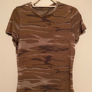 Brown and Green Camo tee